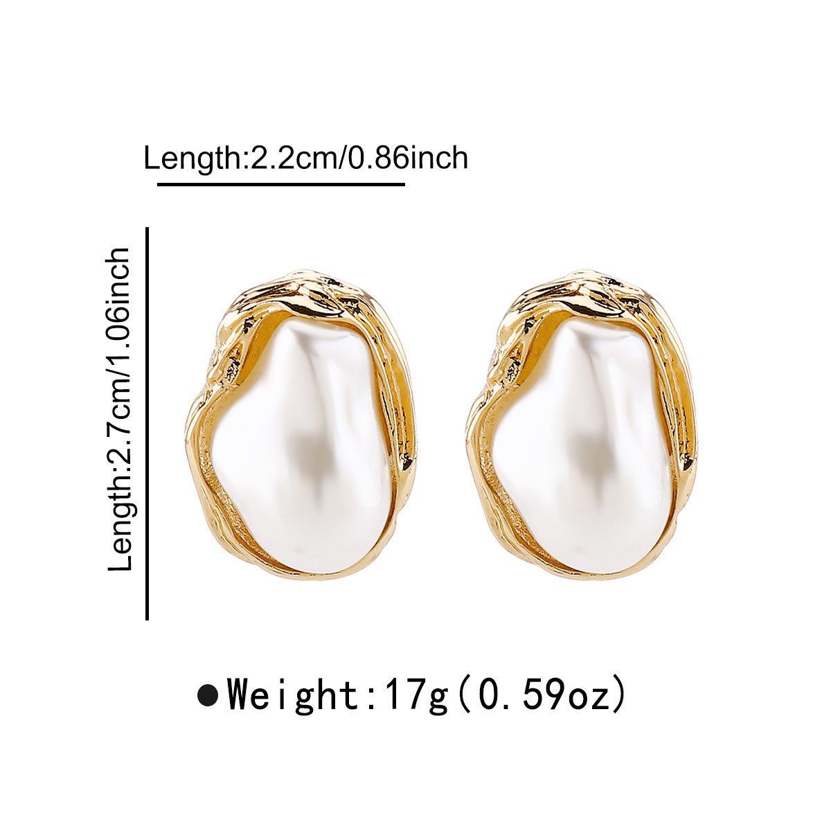Collar geométrico de moda con base de aleación e incrustaciones de perlas simuladas para mujer