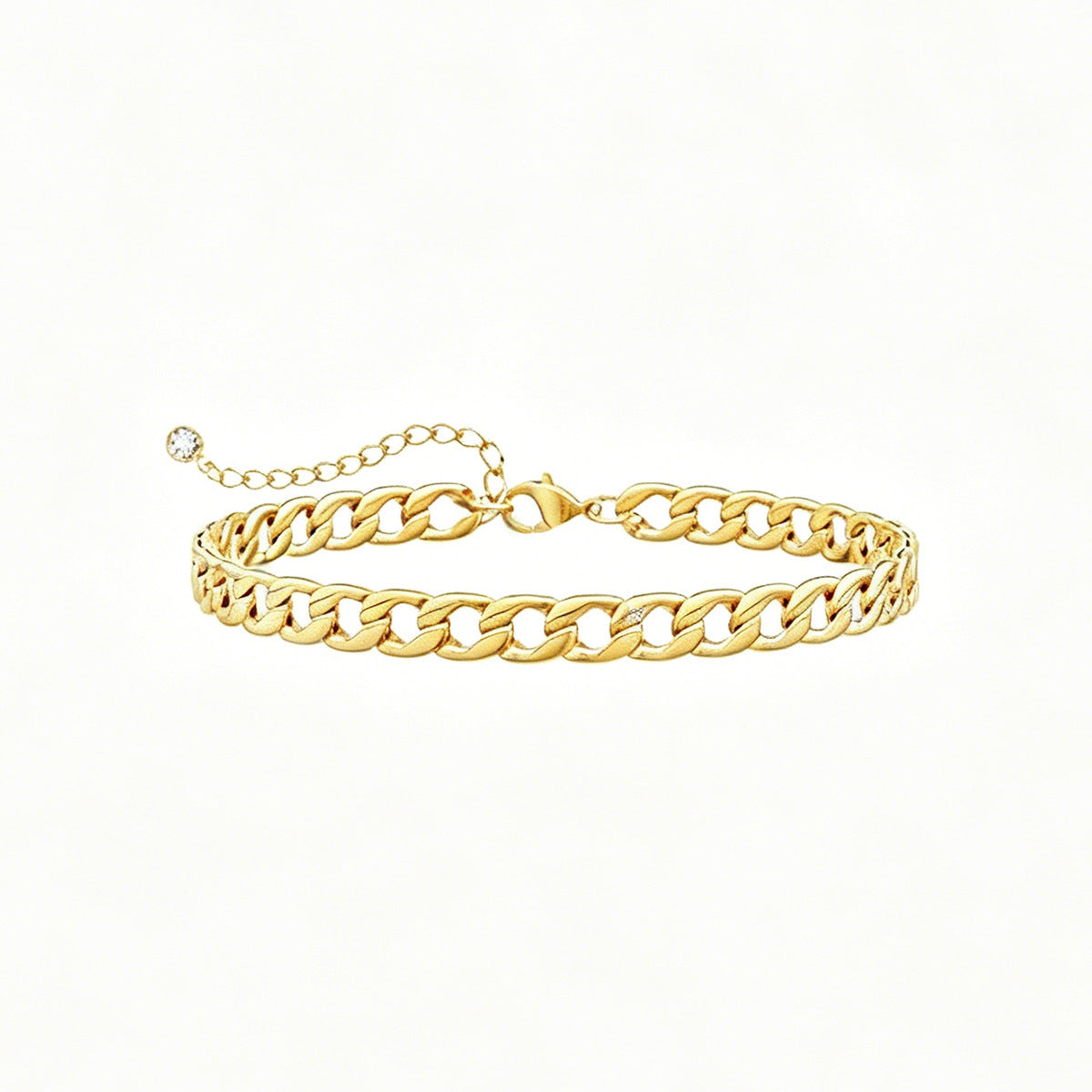 Bohemian Geometric Alloy Anklet for Women