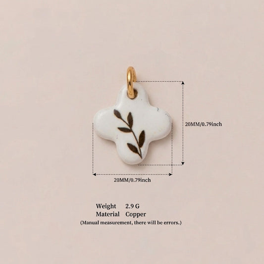 Casual Plated Brass Heart Charm Bar