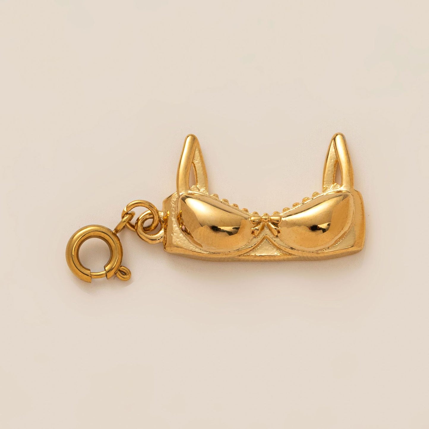 Colgante de barra con diseño de llave de acero inoxidable bañado en oro de 18 quilates de estilo vintage para mujer