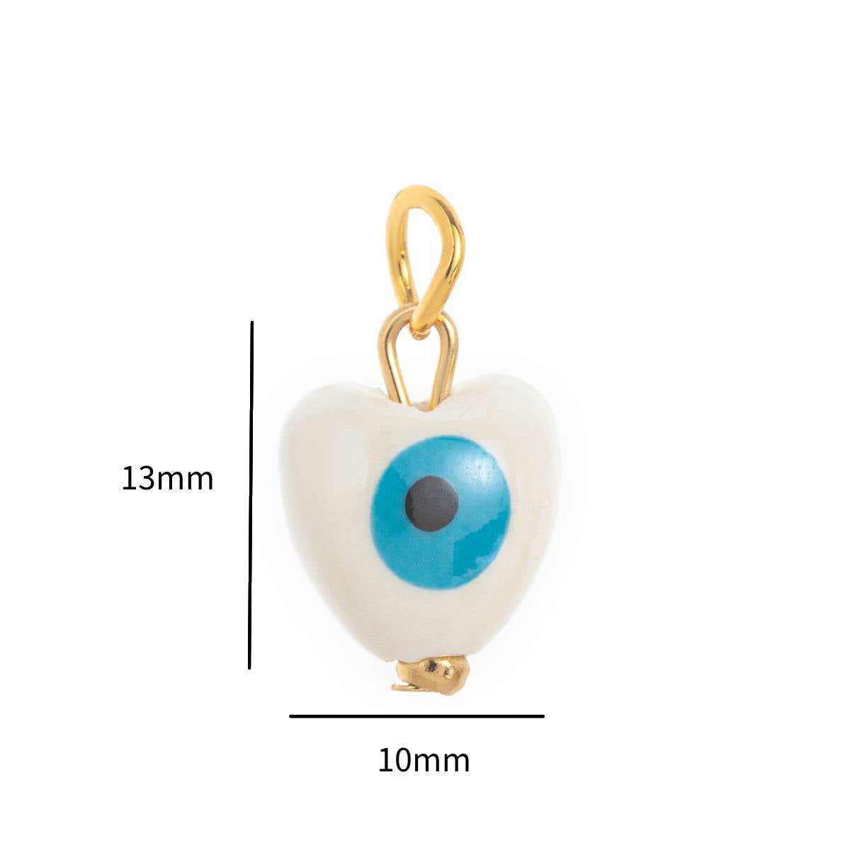 Plated Stainless Steel Heart Star Moon Gemstone Pendant Necklace for Women Charm Bar