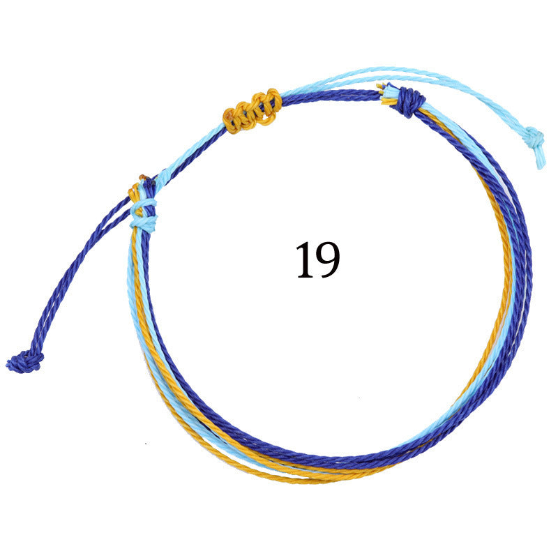 Handmade Braided Heart Nylon Friendship Bracelet Unisex