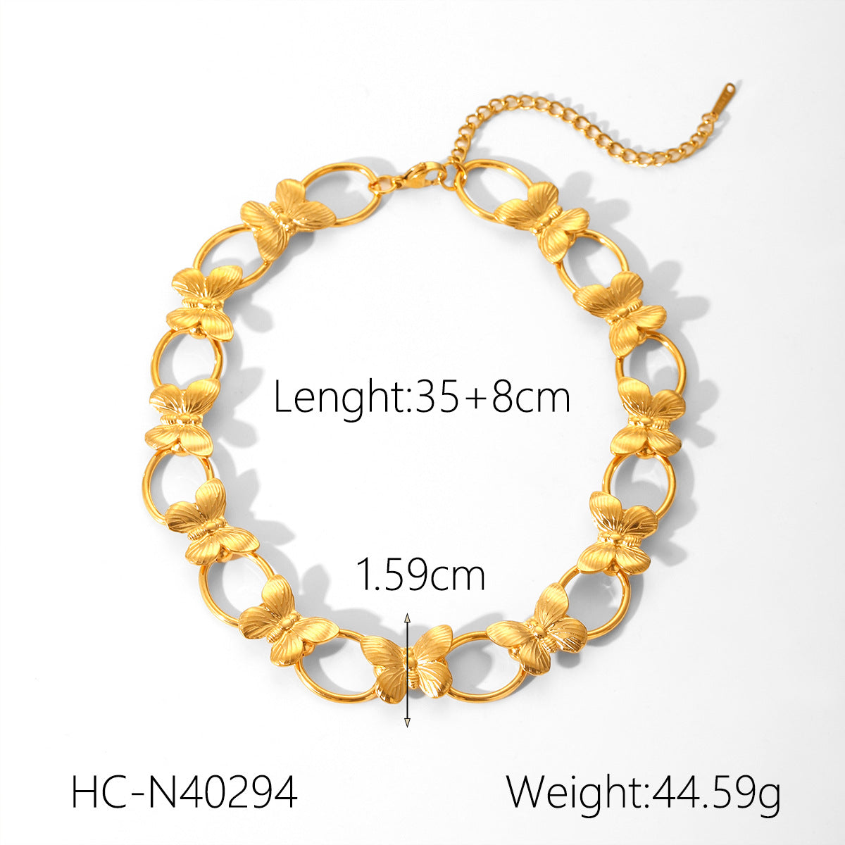 Collana pendente a farfalla vintage da donna in acciaio inossidabile con finitura galvanizzata, design geometrico e ispirato agli insetti