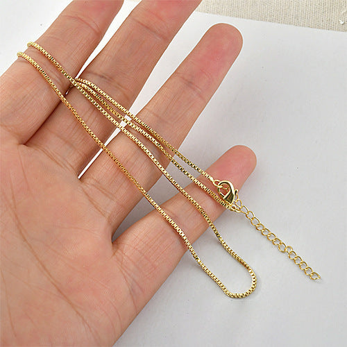 Gold Plated Brass Letter Pendant Necklace for Women