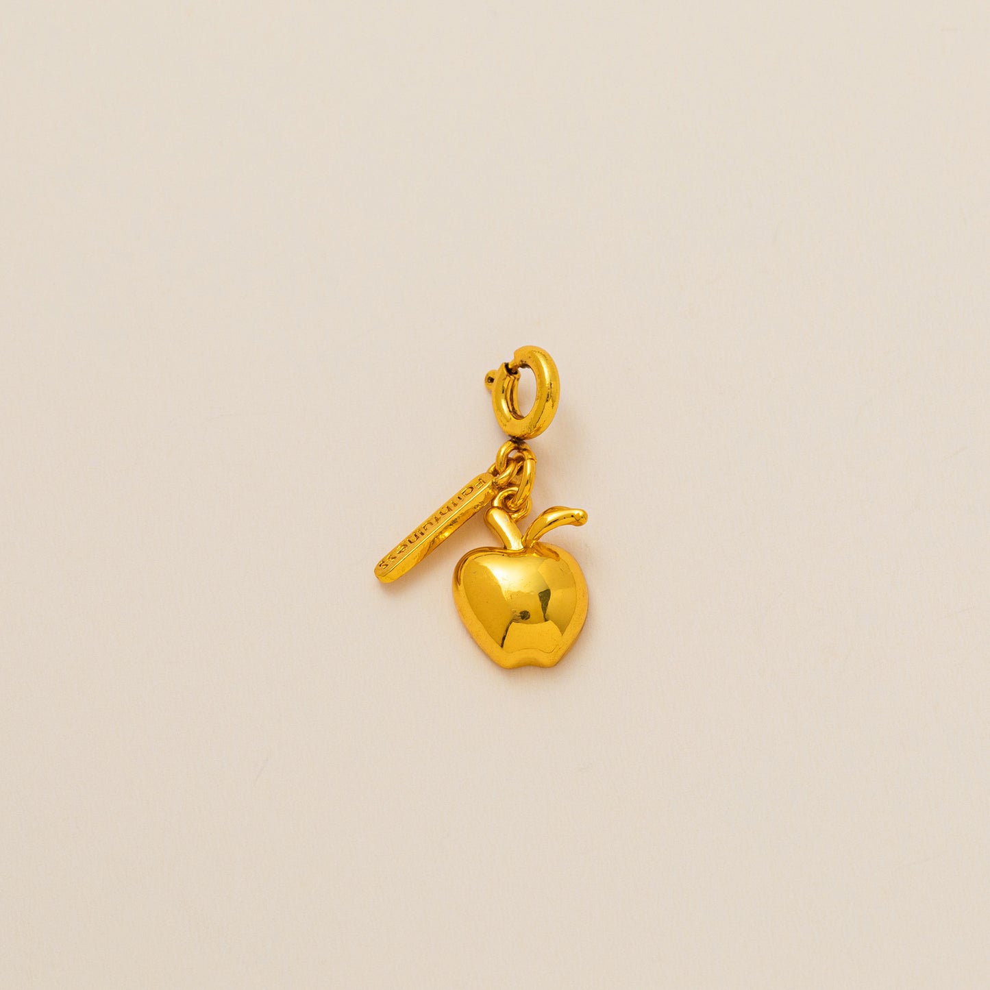 Minimalist Brass Plated Fruit Pendant Necklace