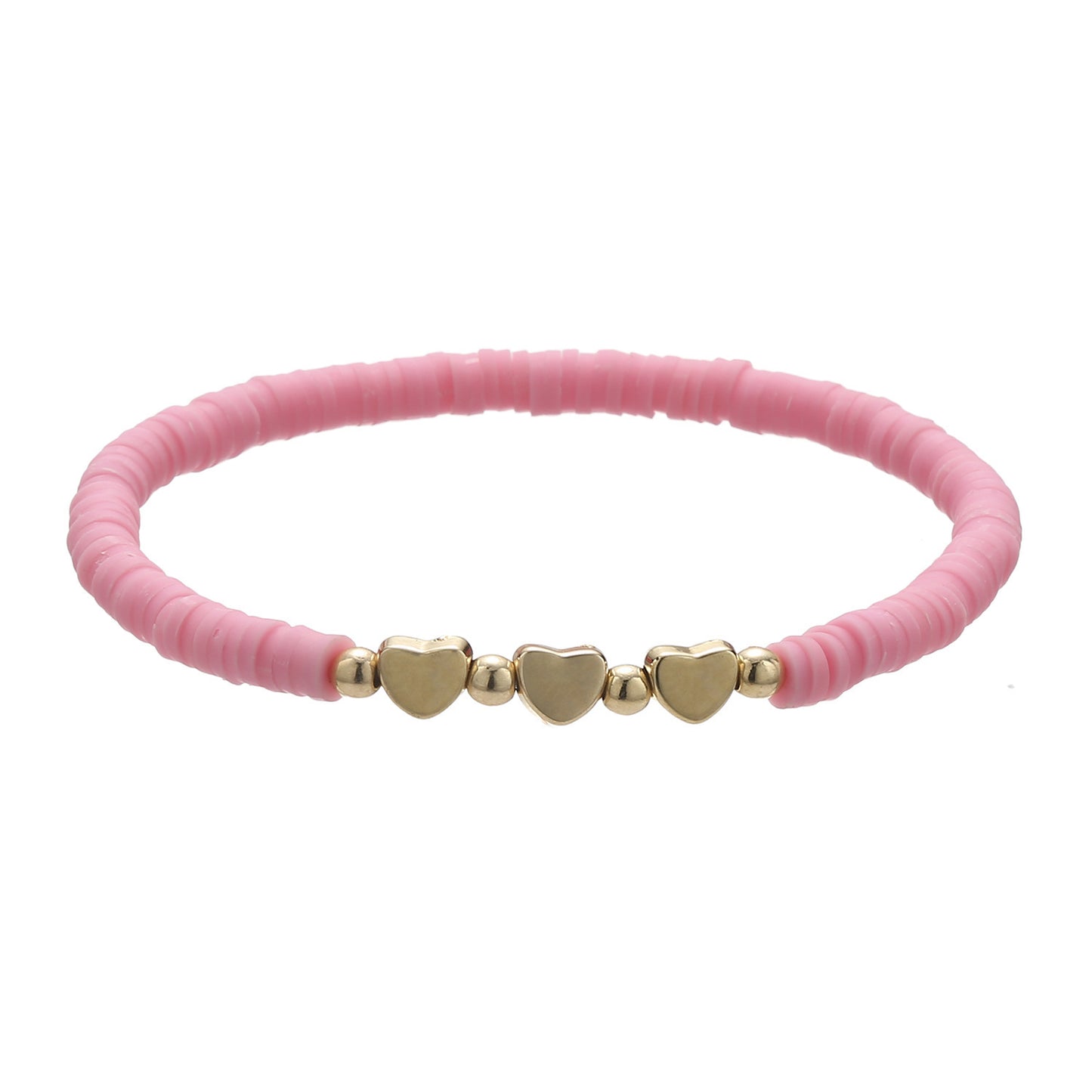 Handmade Heart Shaped Resin Bracelet Unisex Colorful Slice Bangle with Music Note Elements