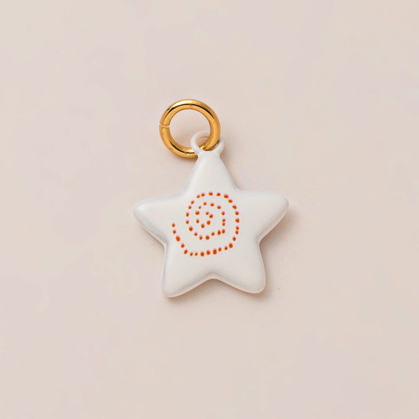 Minimalist Floral Plated Alloy Bag Charm