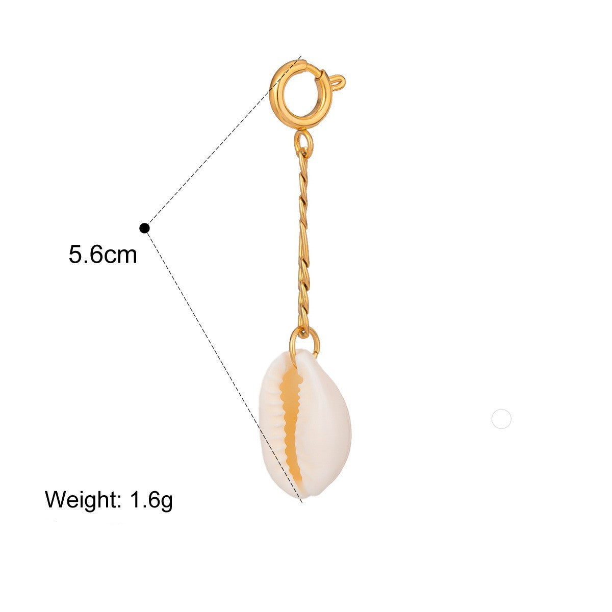 18K Gold Plated Stainless Steel Titanium Steel Bikini Charm Bar Connector