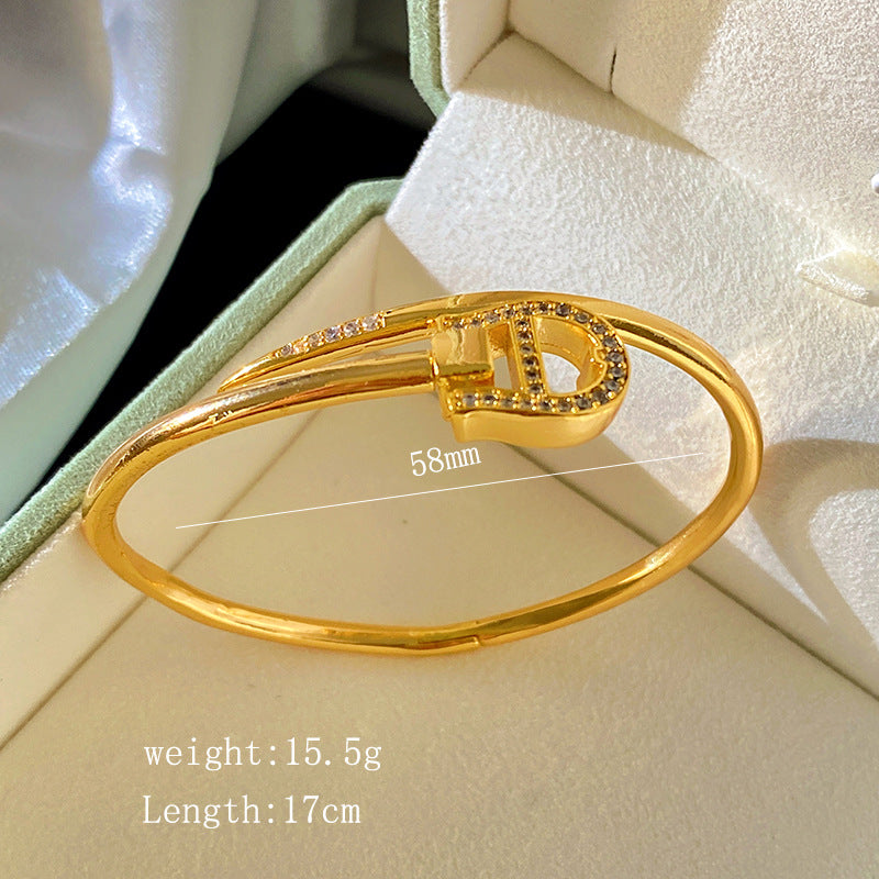 Vintage Plated Titanium Steel Bracelet