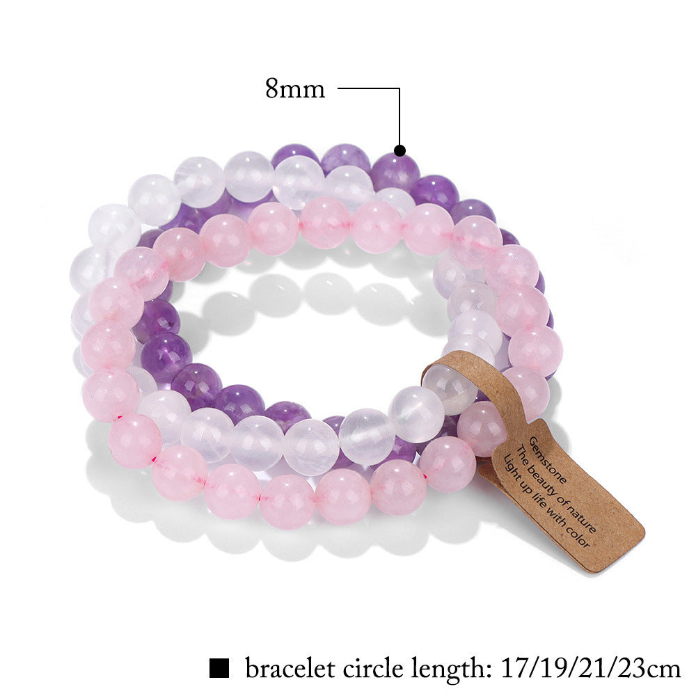 Casual Rainbow Fruit Shape Crystal Bracelet for Women