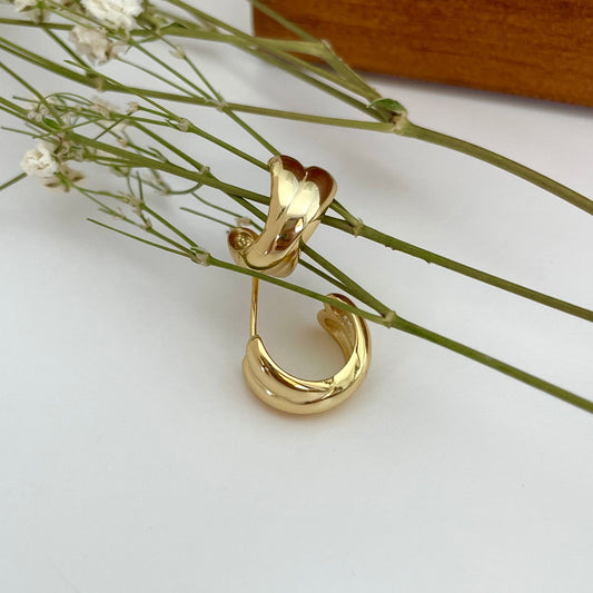 Orecchini a perno a forma di croce minimalisti in argento sterling 925 da donna con intarsio in perla e design a superficie curva