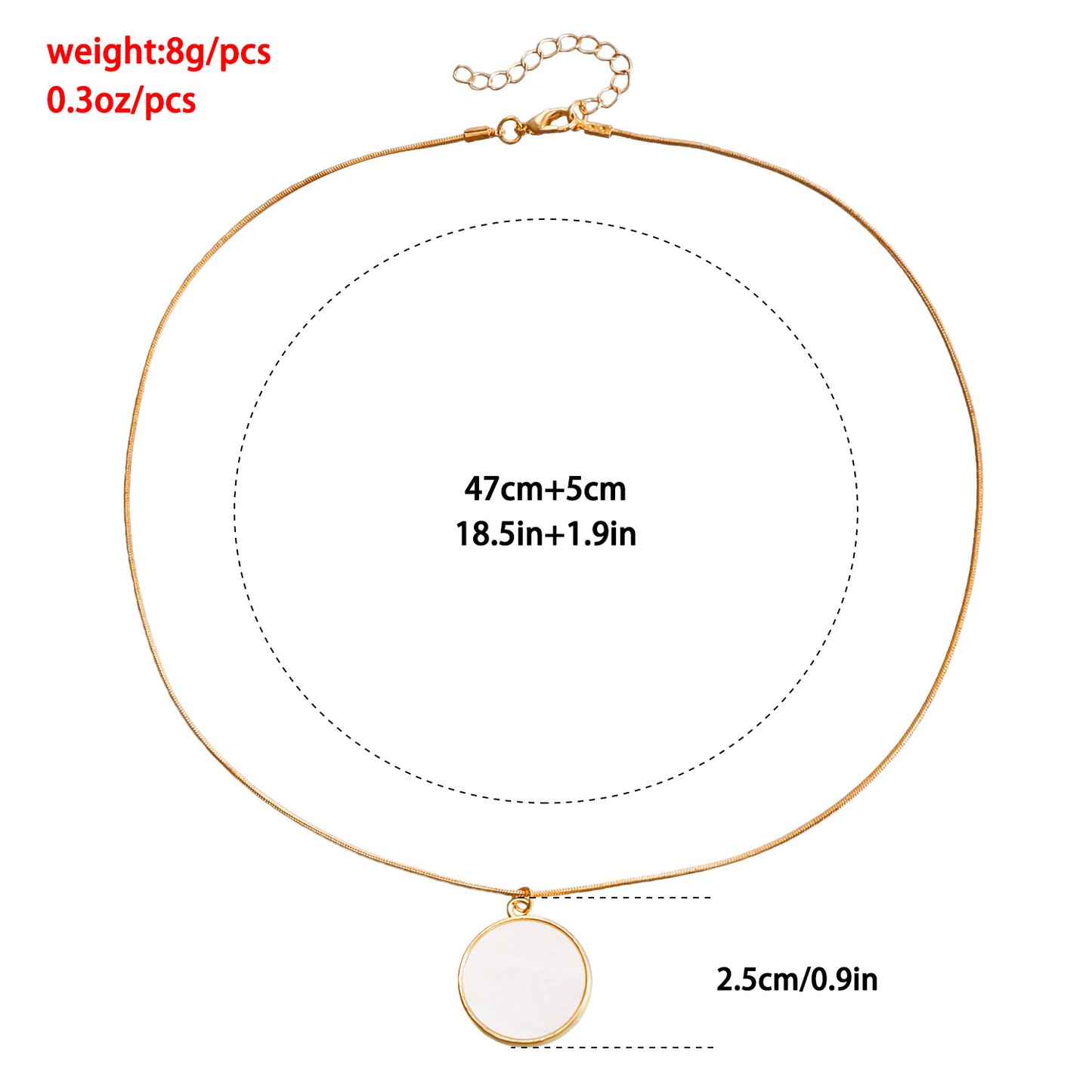 Vintage Geometric Round Pendant Alloy Necklace with Electroplated Finish for Women Layered Clavicle Chain