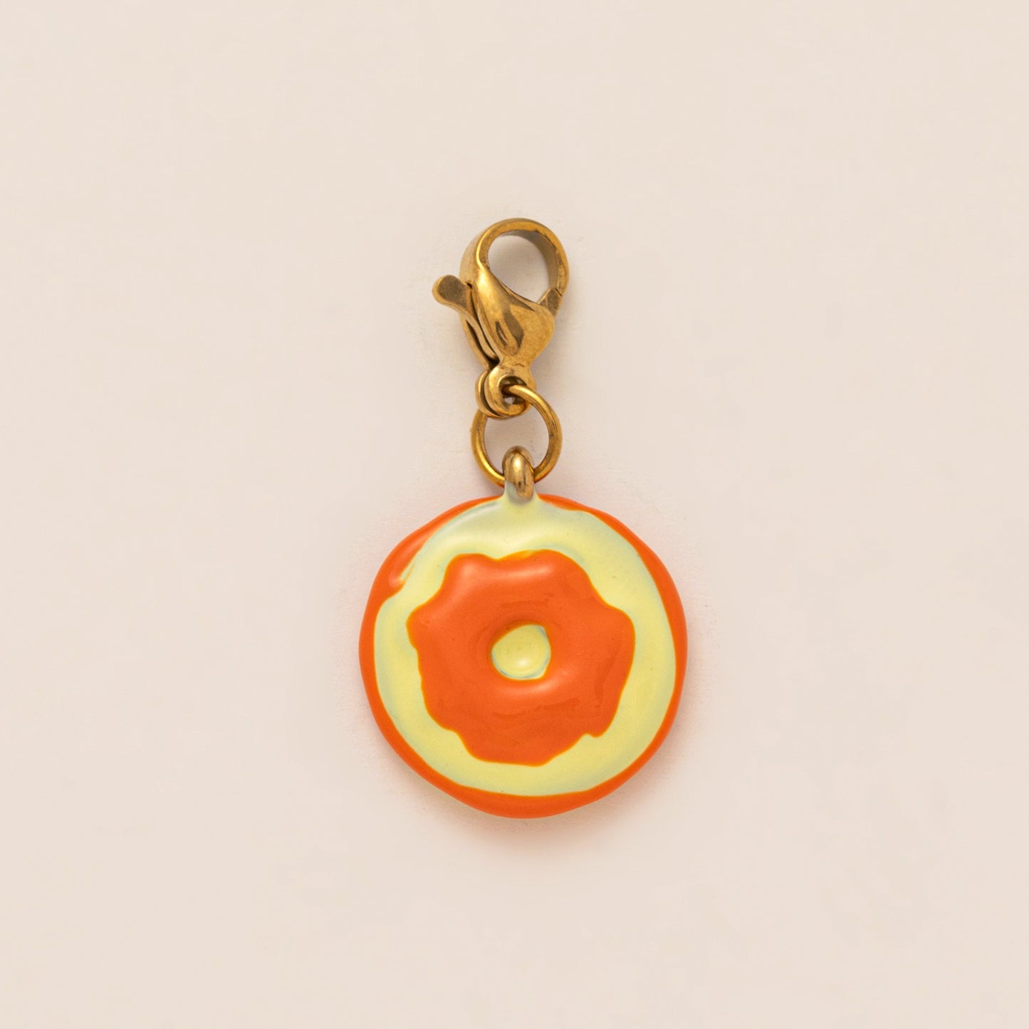 Vintage 18K Gold Plated Stainless Steel Fruit Charm Bar PVD Coated DIY Accessories