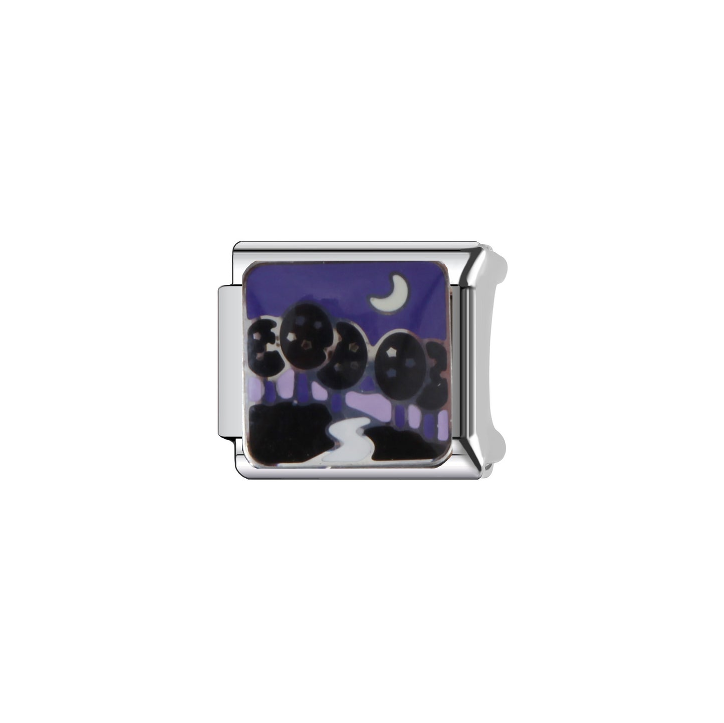 Cute Animal Planet DIY Charm Bar Stainless Steel Plated Bracelet Strap Unisex Gift