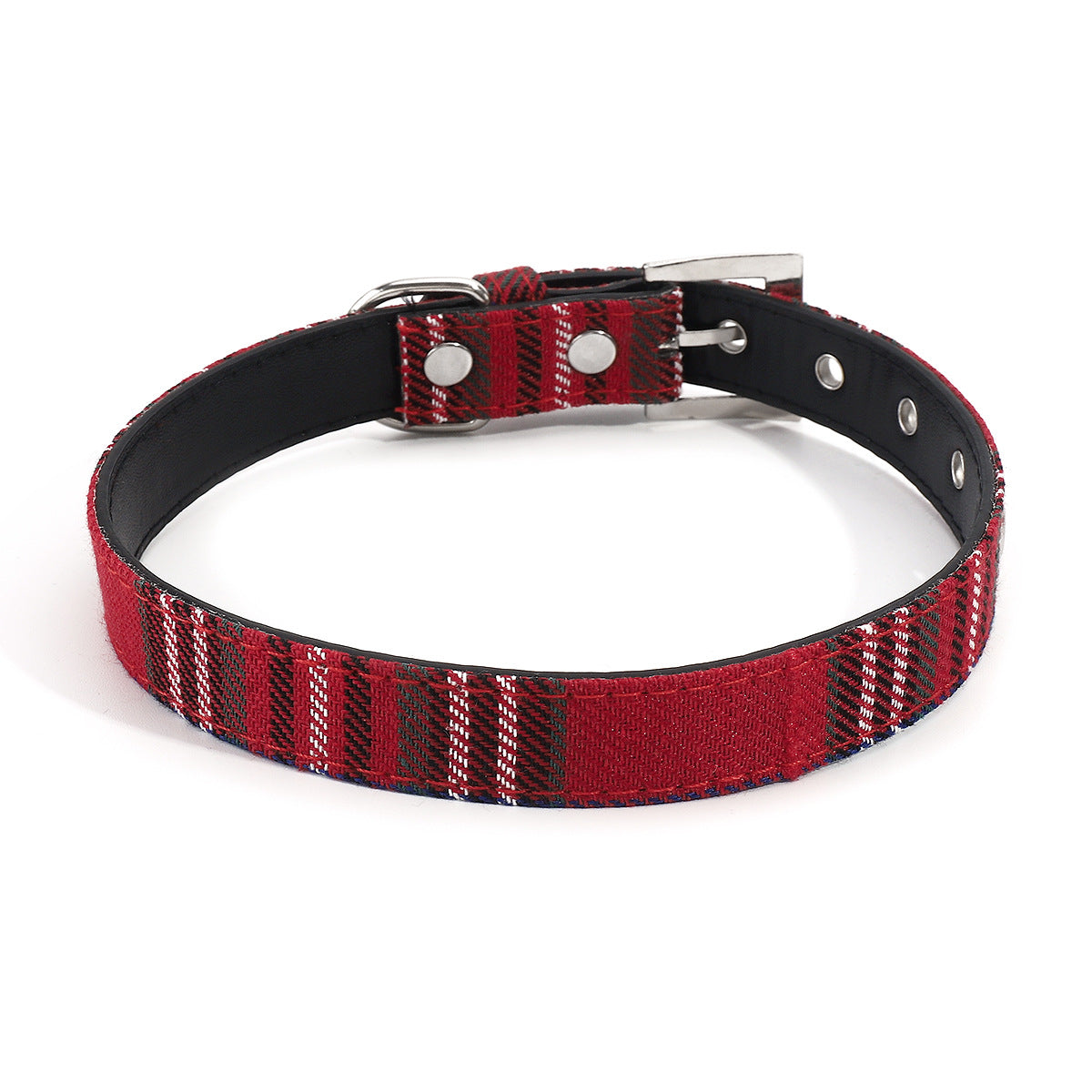 Y2K Sweet-Edgy Leopard Print Choker Necklace for Women with Alloy Base PU Leather and Rhinestone Accents