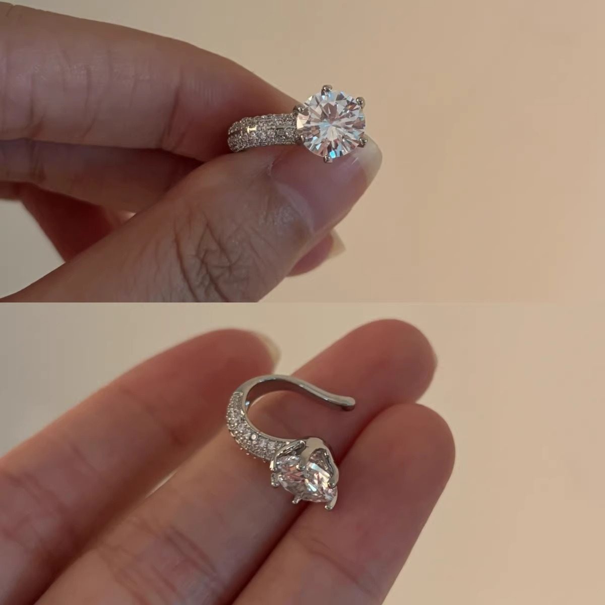 Pendientes de oreja minimalistas geométricos redondos de circonita para mujer, estilo lujoso y ligero, sin perforación