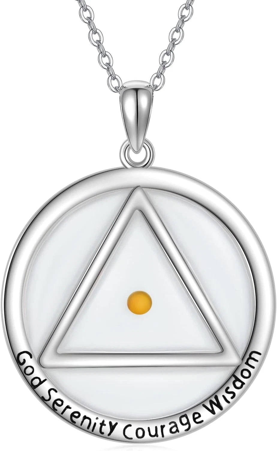 Minimalist Stainless Steel Pendant Necklace for Women and Men with Titanium Steel Charm and Electroplated Finish