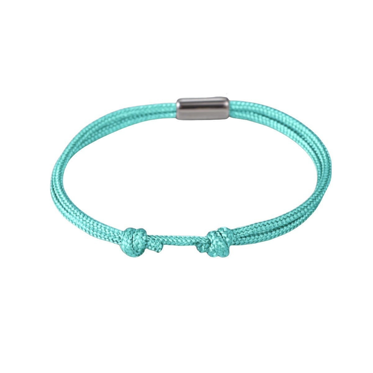 Elegant 18K Gold Plated Titanium Steel DIY Woven Adjustable Bracelet Charm Bar