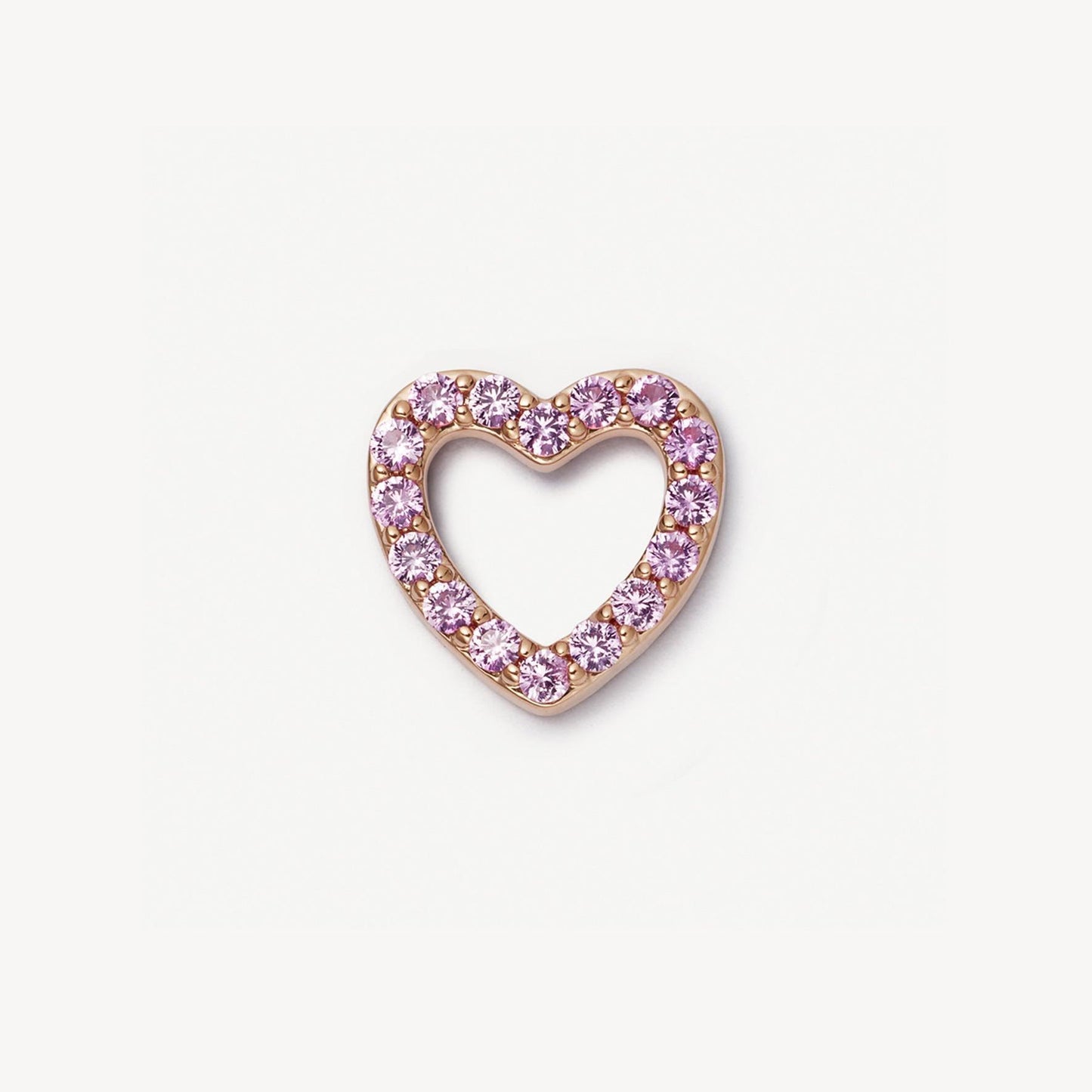 Heart Star Floral Gemstone Cubic Zirconia Inlay Brass Pendant Necklace for Women