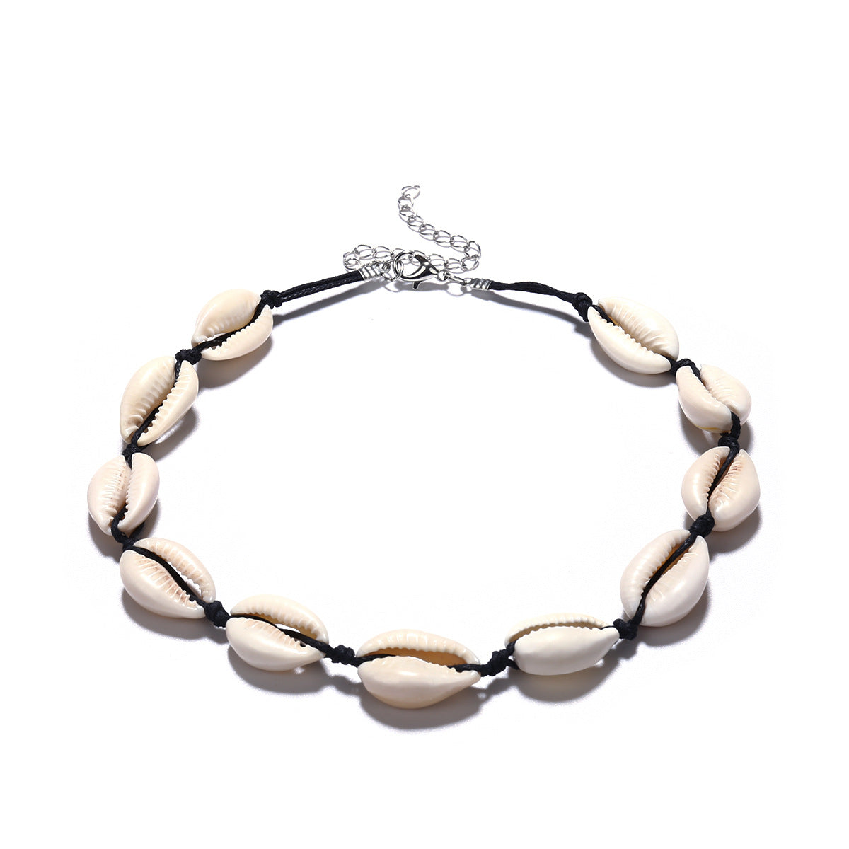 Handmade Short Clavicle Shell Necklace with Animal Design