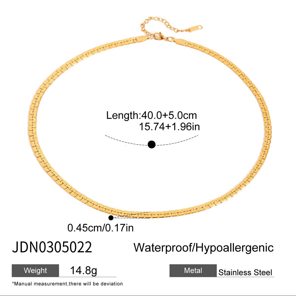 Elegante Collana con Ciondolo a Stella Marina in Acciaio Inox con Finitura Placcata da Donna Forma Geometrica Stile Minimalista Catena Clavicola