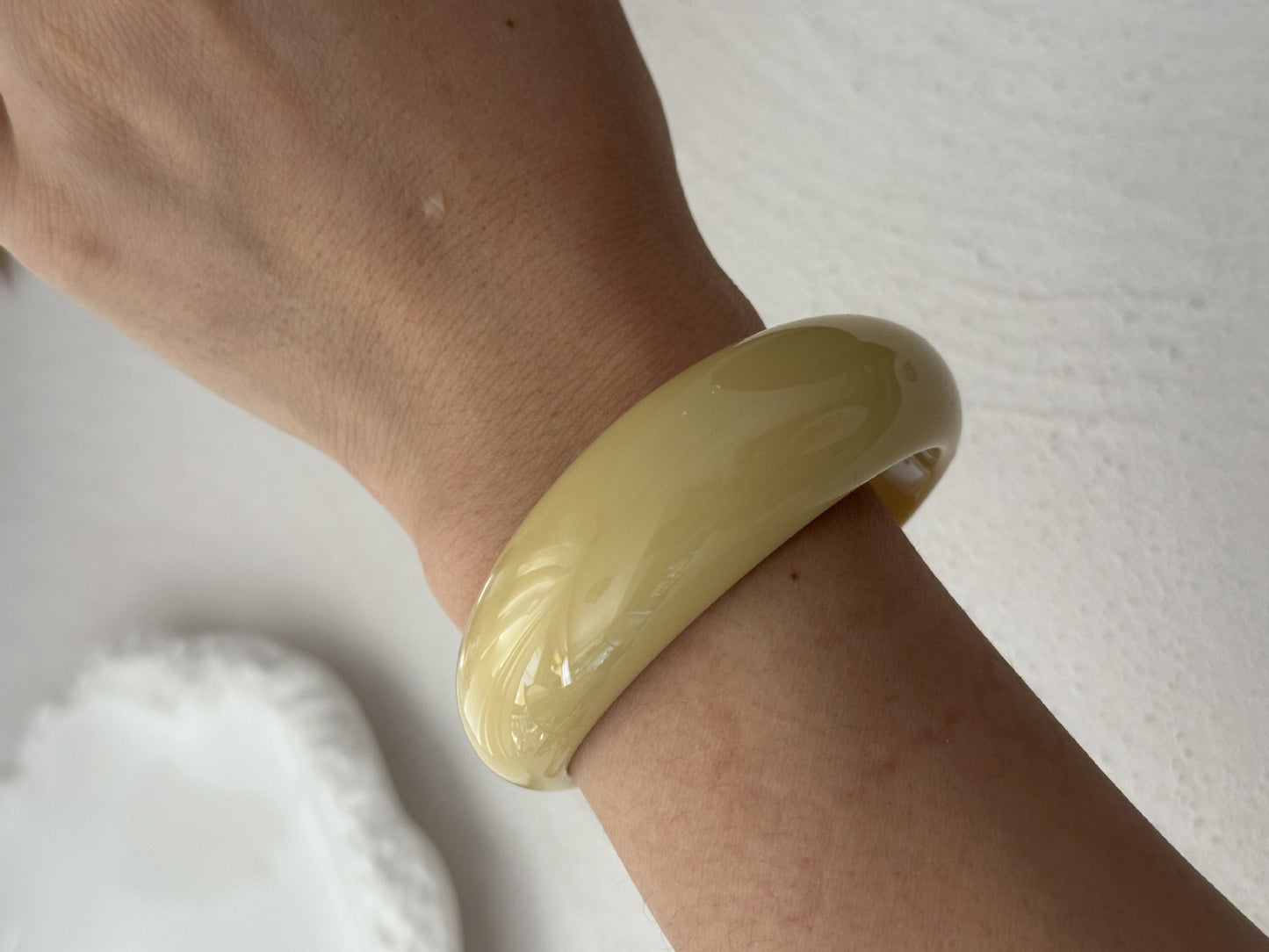 Casual Geometric Gradient Polka Dot Resin Drip Oil Bracelet