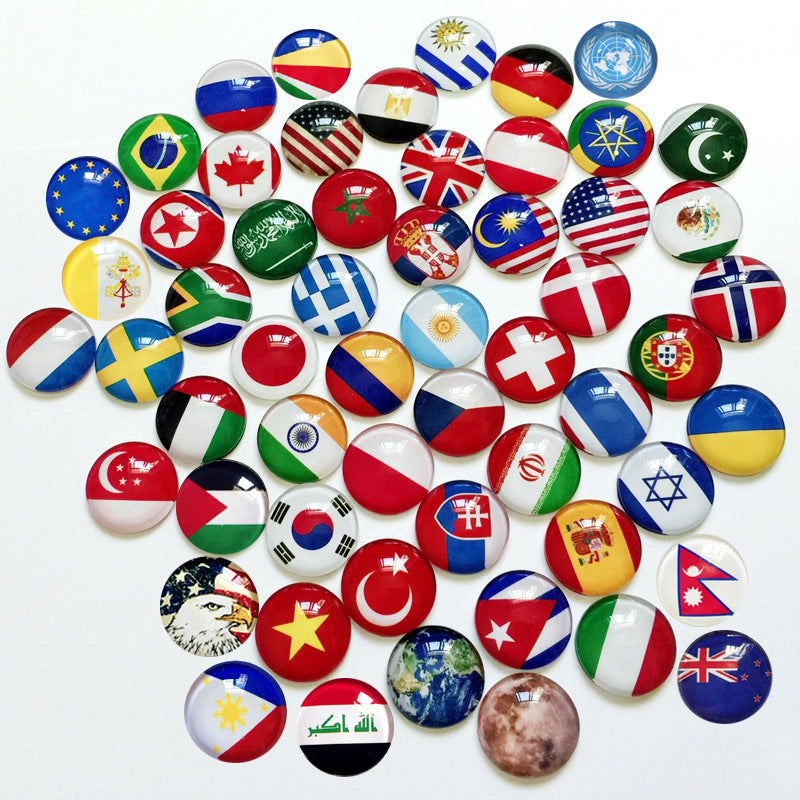 Pin de Solapa de Aleación Esmaltado Personalizado con Diseño de Bandera del Mundo para Hombres y Mujeres