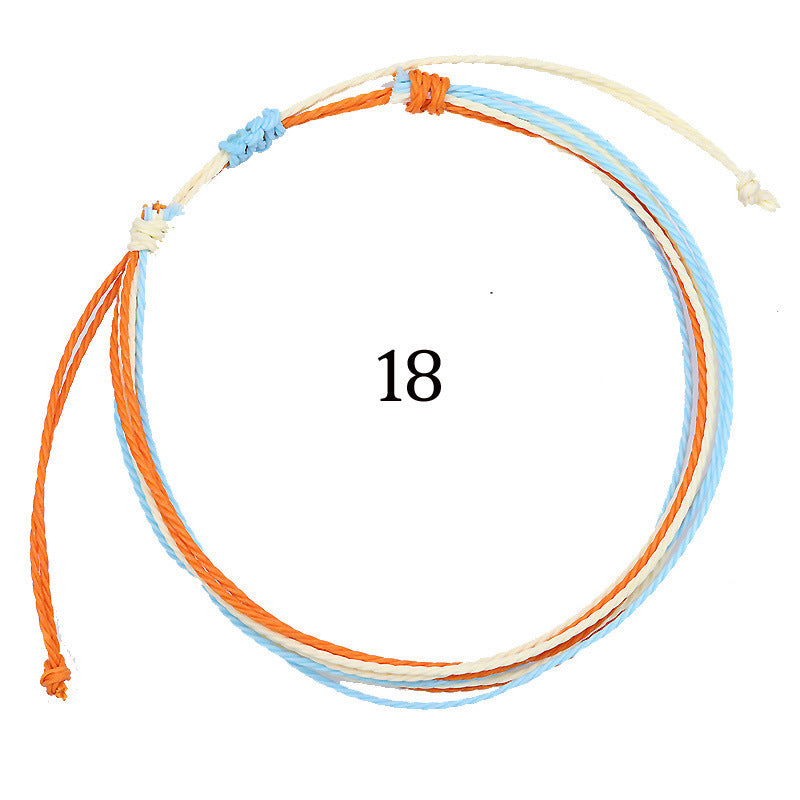 Handmade Braided Heart Nylon Friendship Bracelet Unisex