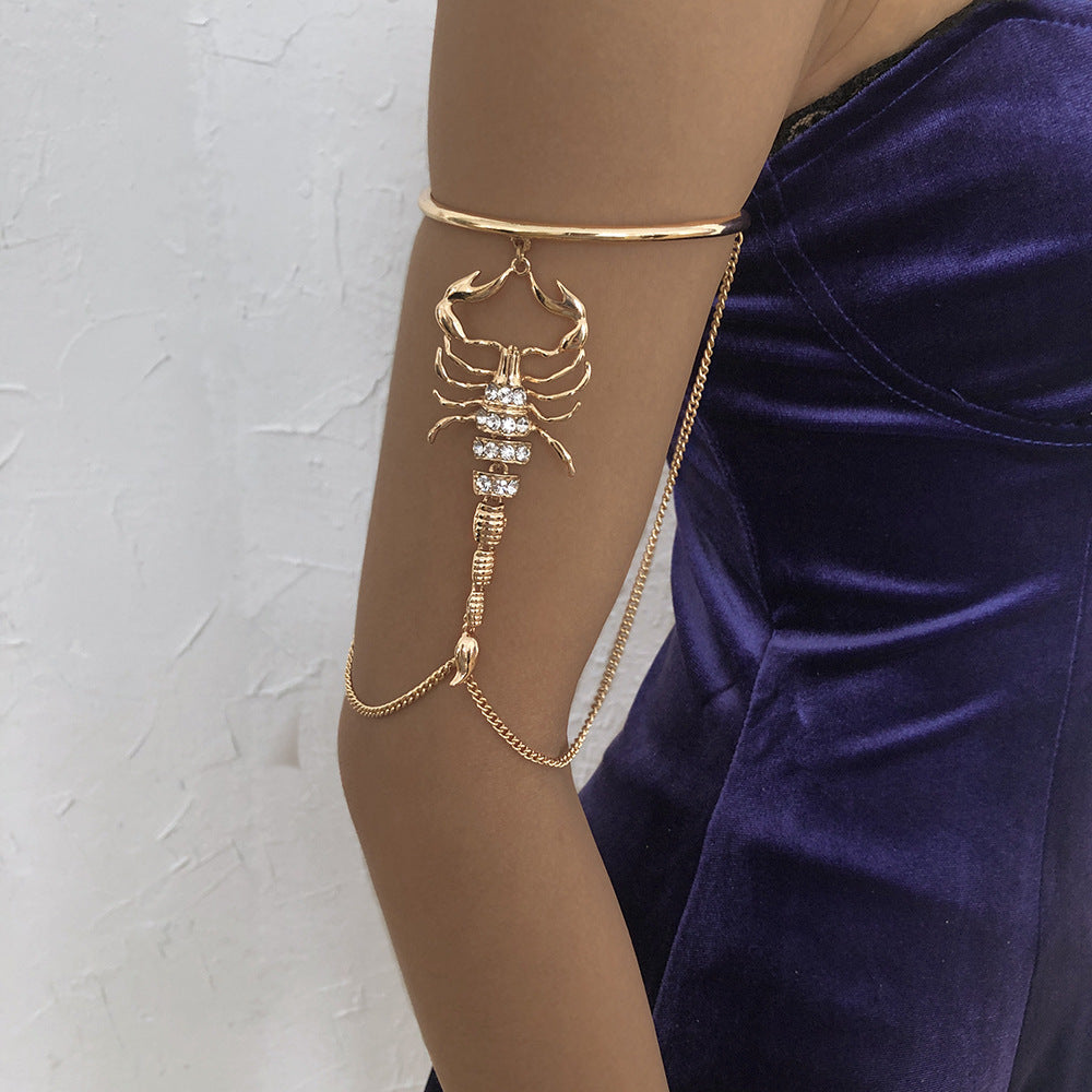 Pulsera de cadena en O geométrica dorada de varias capas para mujer, estilo dulce y moderno, pulsera de aleación chapada, joyería de moda para recuerdo de viaje