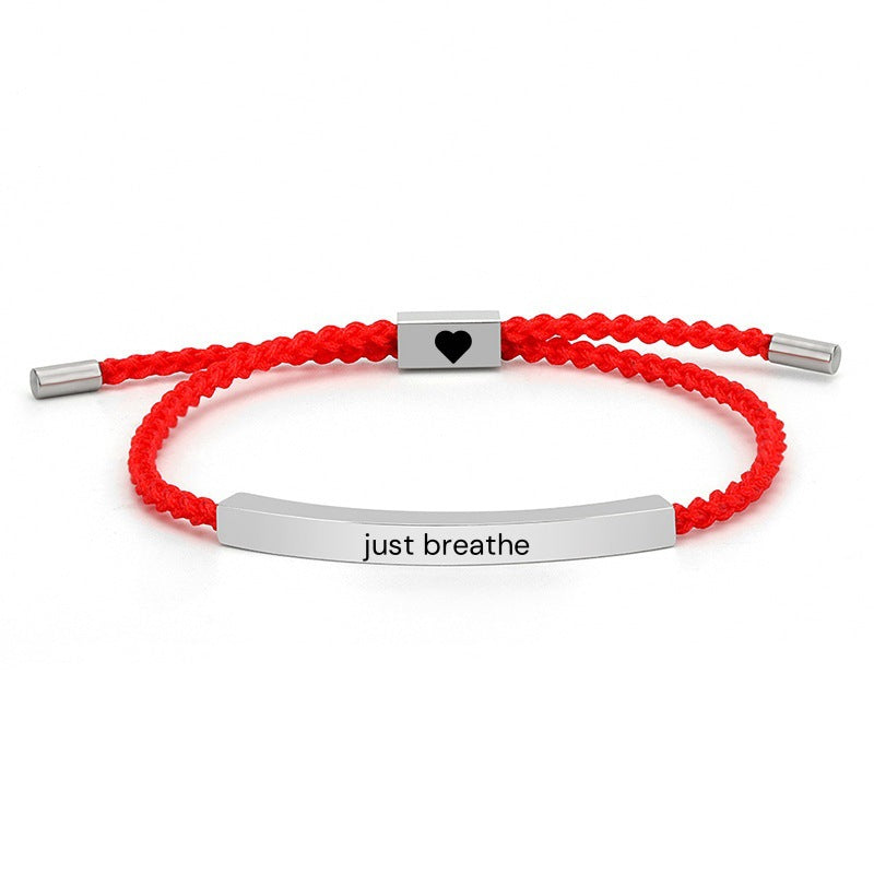 Bracciale Tubolare Espandibile Minimalista Geometrico in Acciaio Inossidabile con Dettaglio Nodo per Uomo e Donna