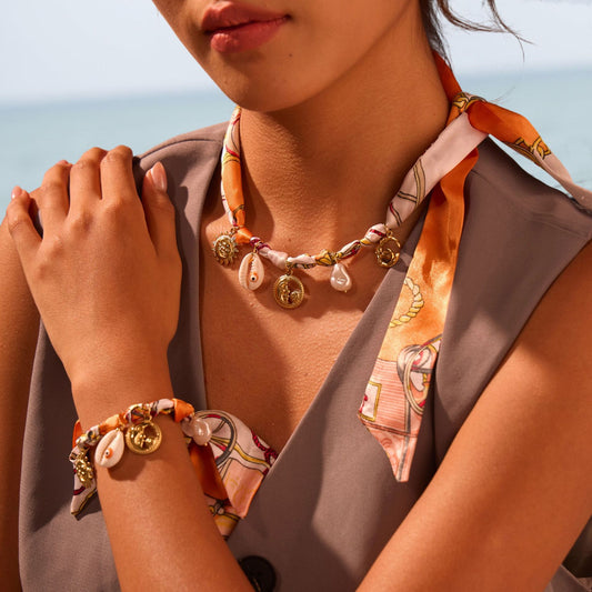 Collana con Pendente Geometrico Minimalista alla Moda in Acciaio Inossidabile con Finitura Placcata per Donne