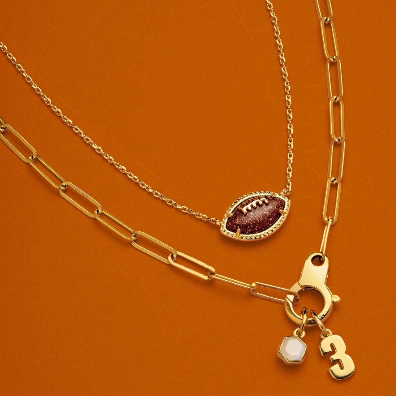 Minimalist Titanium Steel Plated Number Charm Bar Necklace for Women