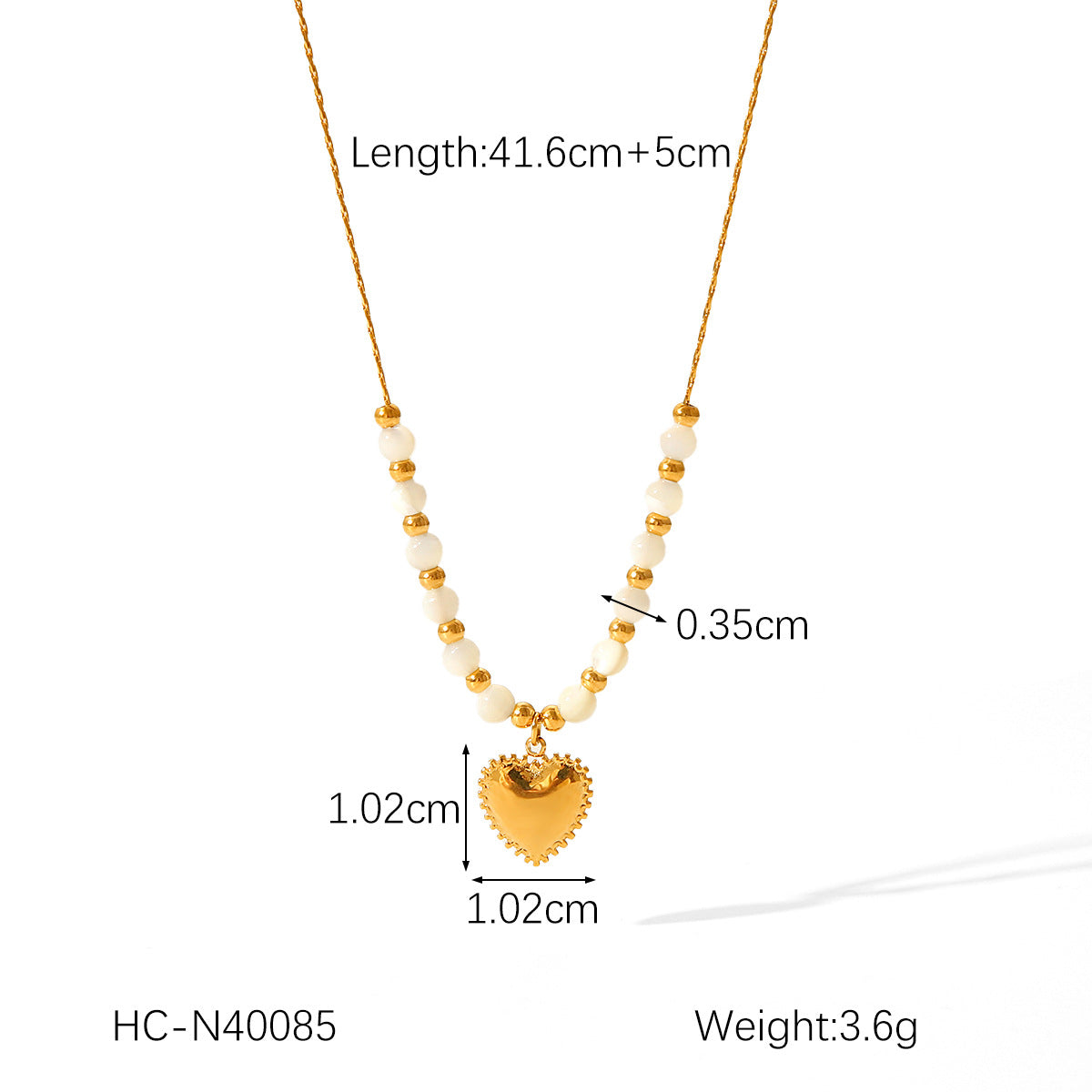Minimalist Heart-Shaped Stainless Steel Pendant Necklace with Titanium Steel Charm, Electroplated Finish, Delicate Clavicle Chain for Women