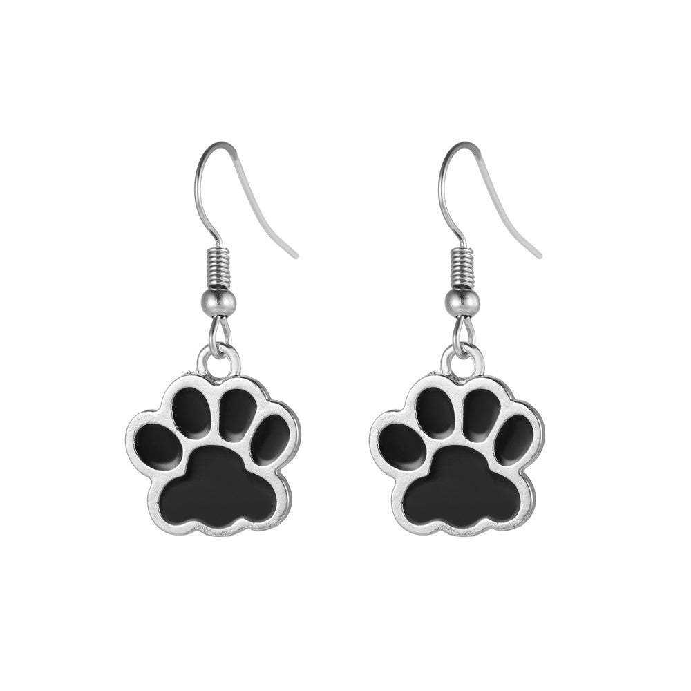 Drip Oil Alloy Animal Earrings