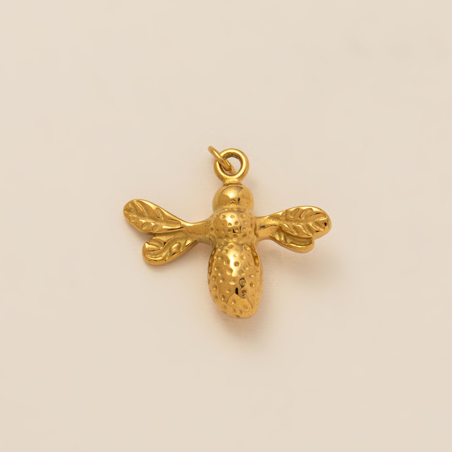 Casual 18K Gold Plated Heart Stainless Steel Pendant Necklace