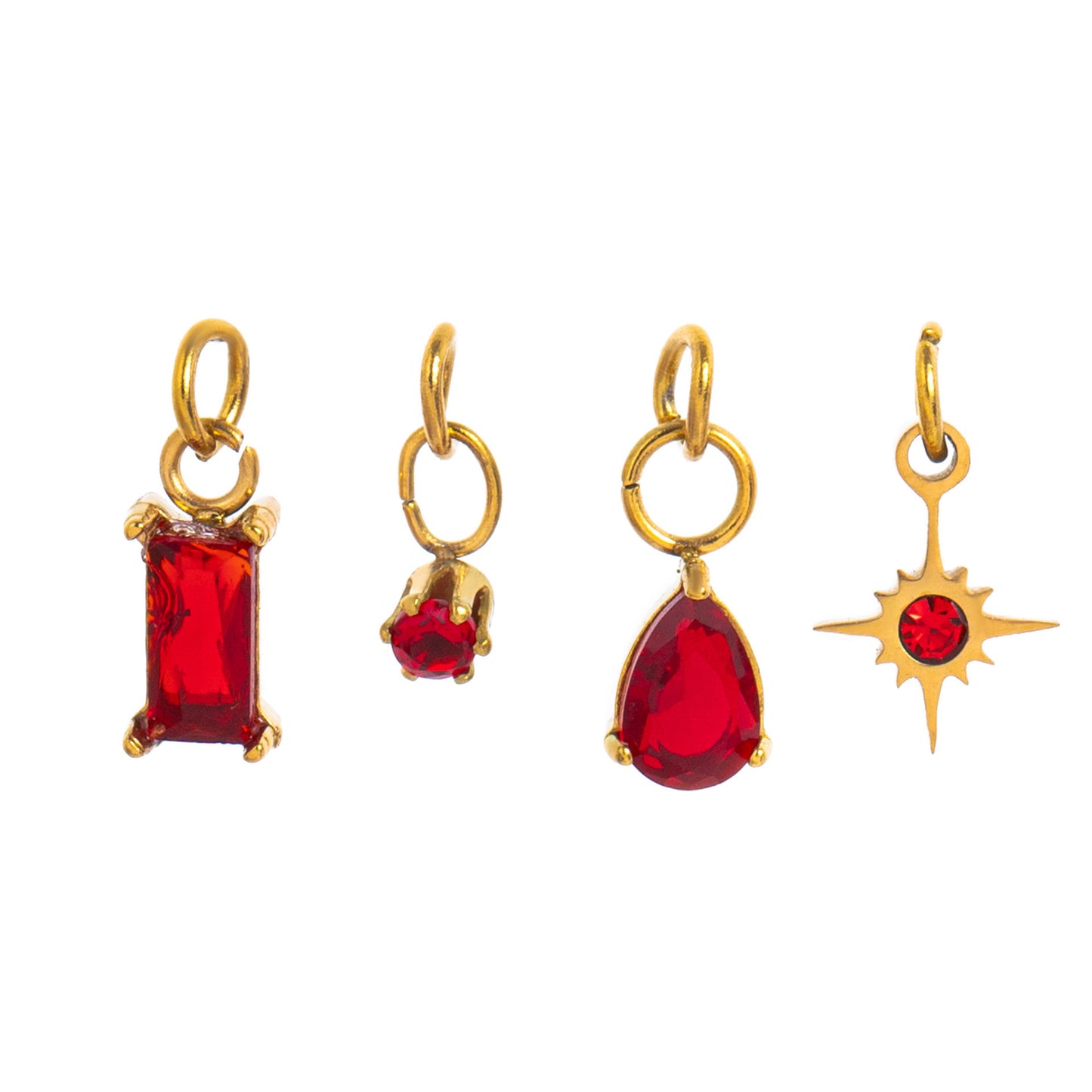 Collana con ciondolo a stella in acciaio inossidabile placcato oro 18 carati con catena di mais unisex per ciondoli fai da te
