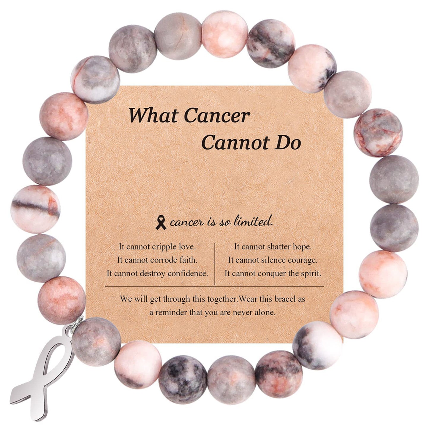 Minimalist Geometric Bowknot Rose Quartz Cat's Eye Stone Bracelet for Women
