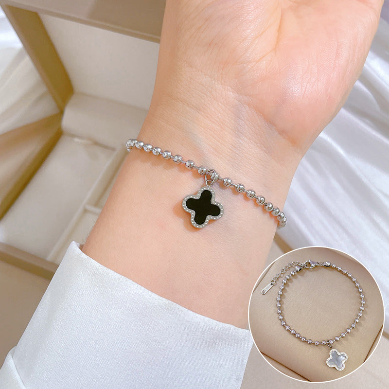 Zodiac Luxury Titanium Steel Gold Plated Bracelet with Cubic Zirconia for Unisex