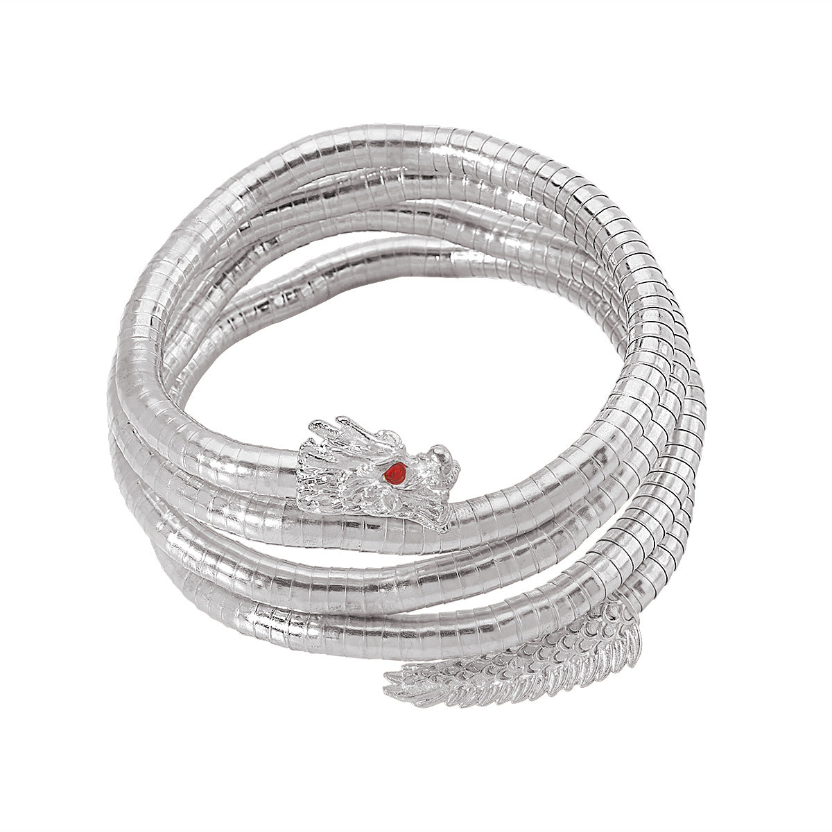 Gargantilla ajustable con diseño minimalista atrevido en forma de serpiente de hierro con acabado galvanizado para mujeres y hombres