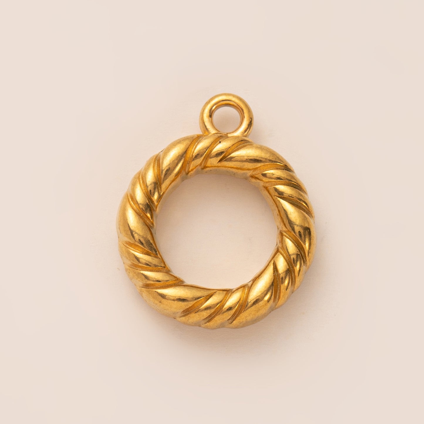 Vintage 18K Gold Plated Stainless Steel Mask Pendant Necklace Charm Bar for Unisex