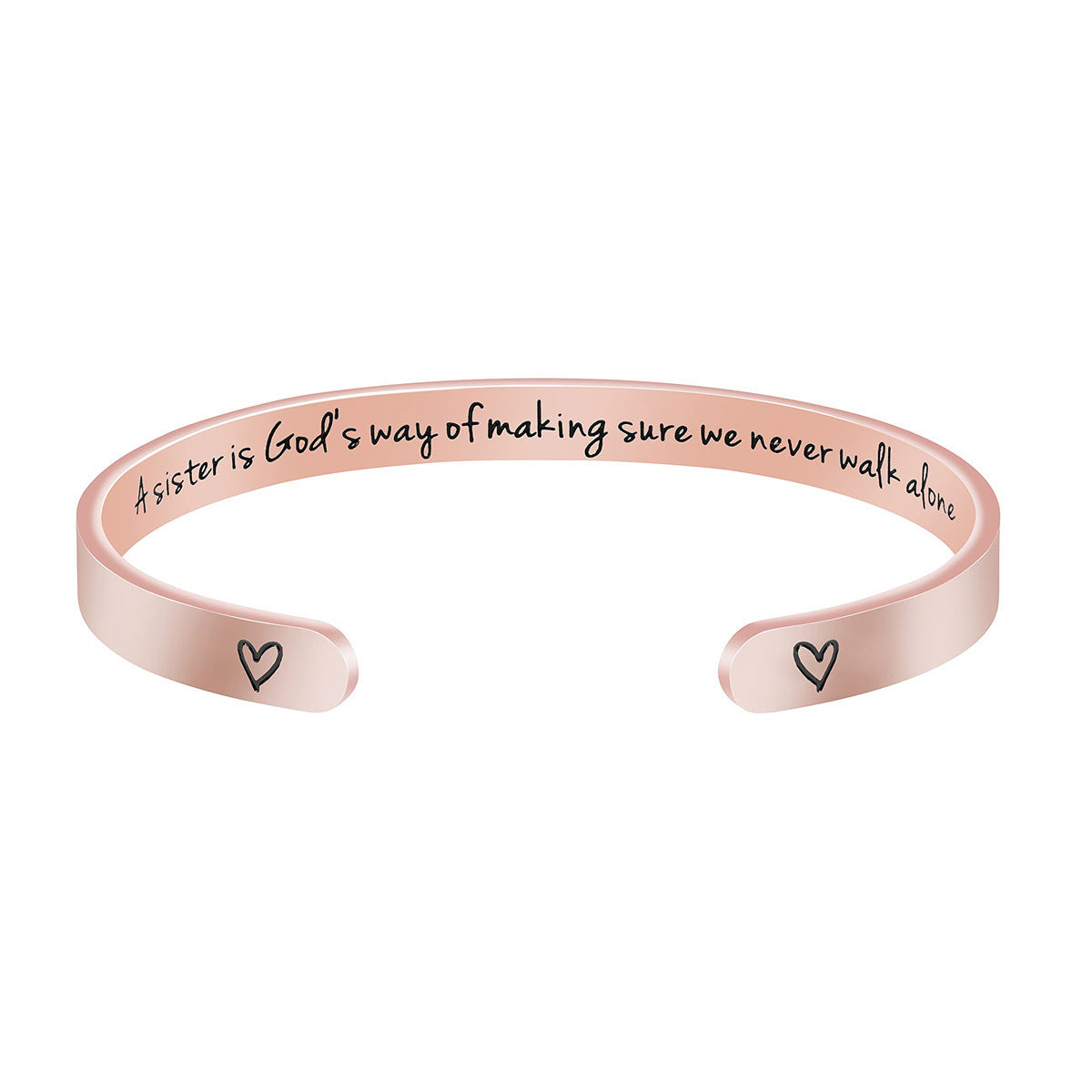 Pulsera de acero inoxidable de moda para mujer con acabado chapado, regalo ideal de Navidad, cumpleaños, Acción de Gracias para mamá