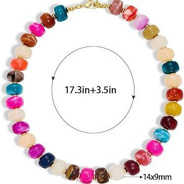 Collana da donna minimalista con lettera geometrica dolce, placcata in ottone, a catena barbazzale