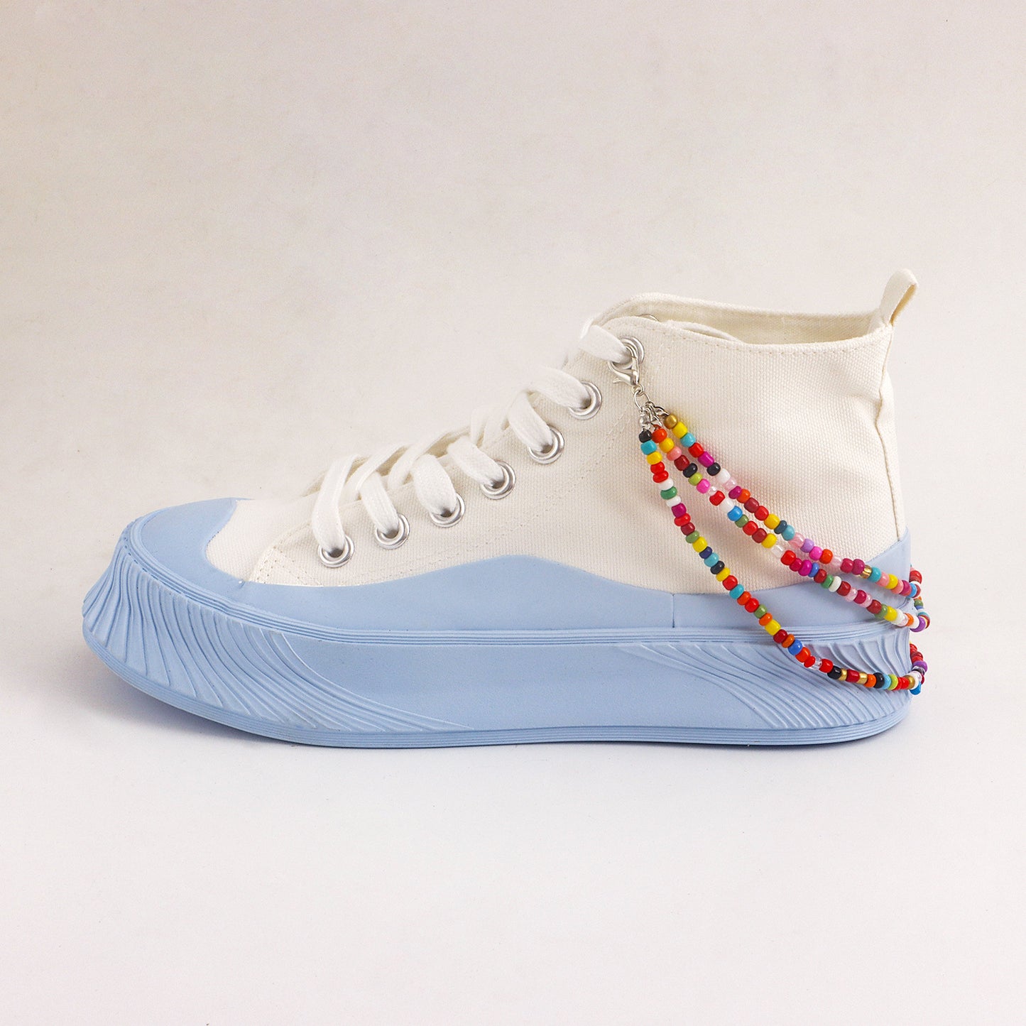 Bohemian Geometric Alloy Anklet for Women with Multilayer Beaded Design and Luxe Minimalist Aesthetic