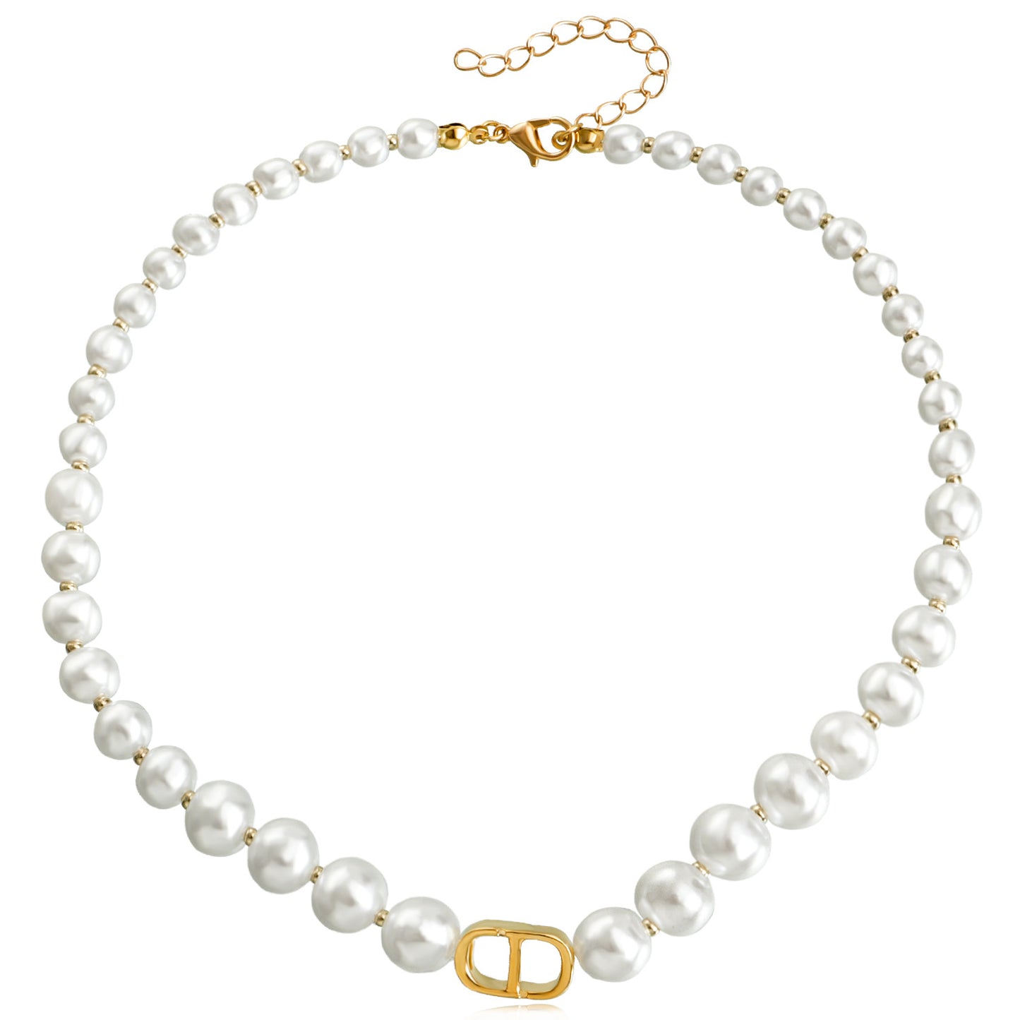 Minimalist Geometric Choker Necklace for Women with Alloy Pendant and Electroplated Finish