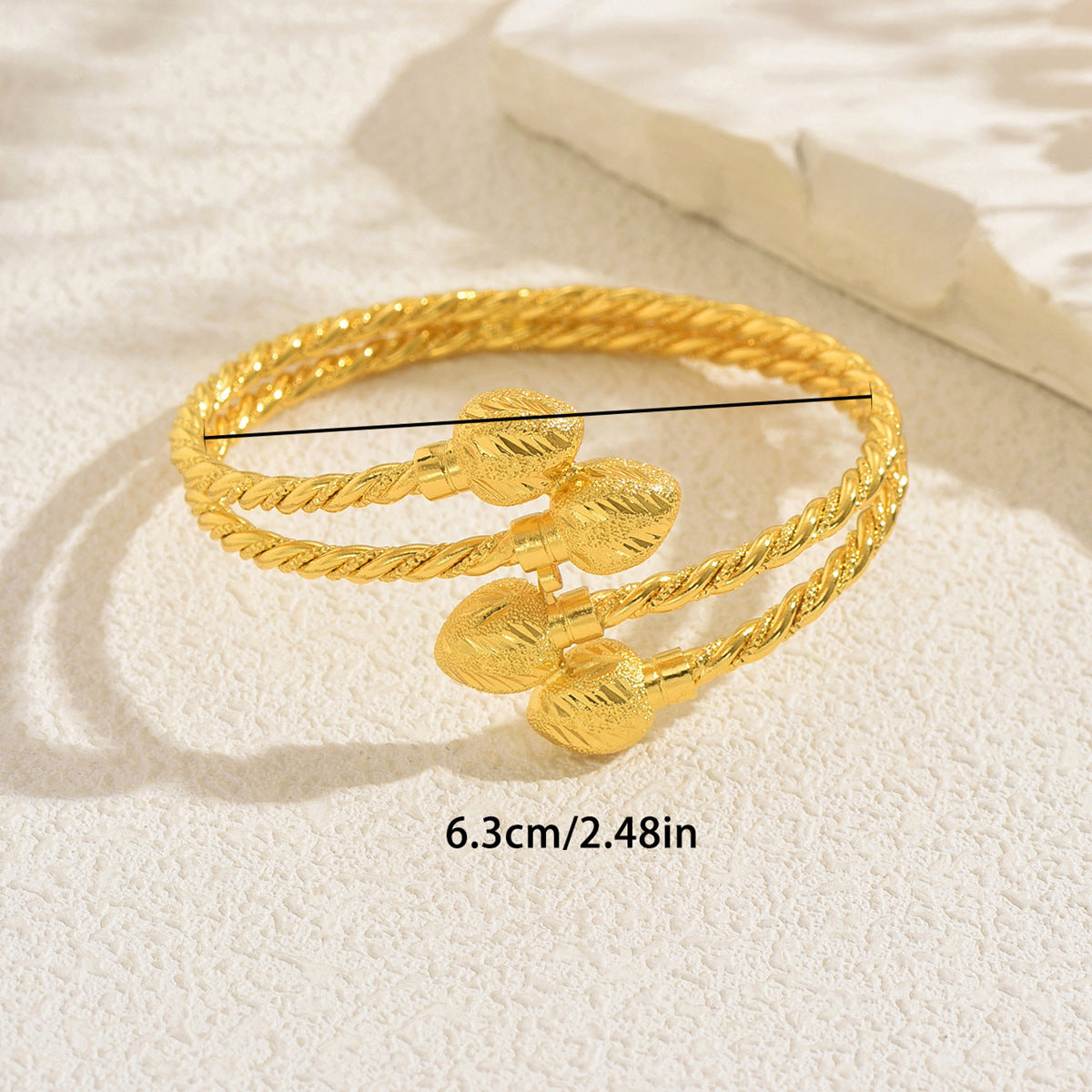 Minimalist Geometric Round Ball Copper Alloy Plated Bracelet for Women with Luxe Aesthetic and Versatile Styling
