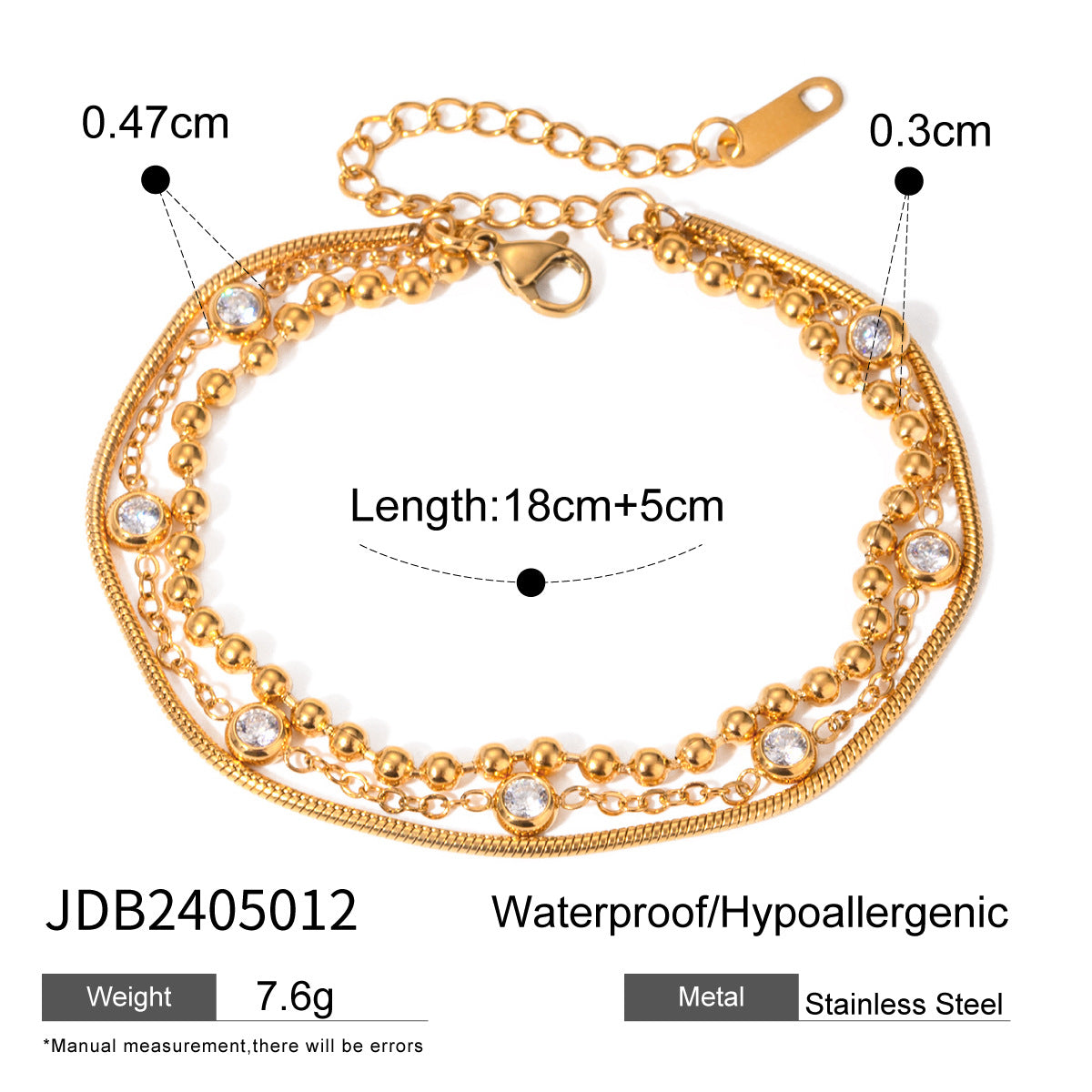 Bracciale da donna placcato in acciaio inossidabile a farfalla geometrica con accenti di strass, gioielli di lusso