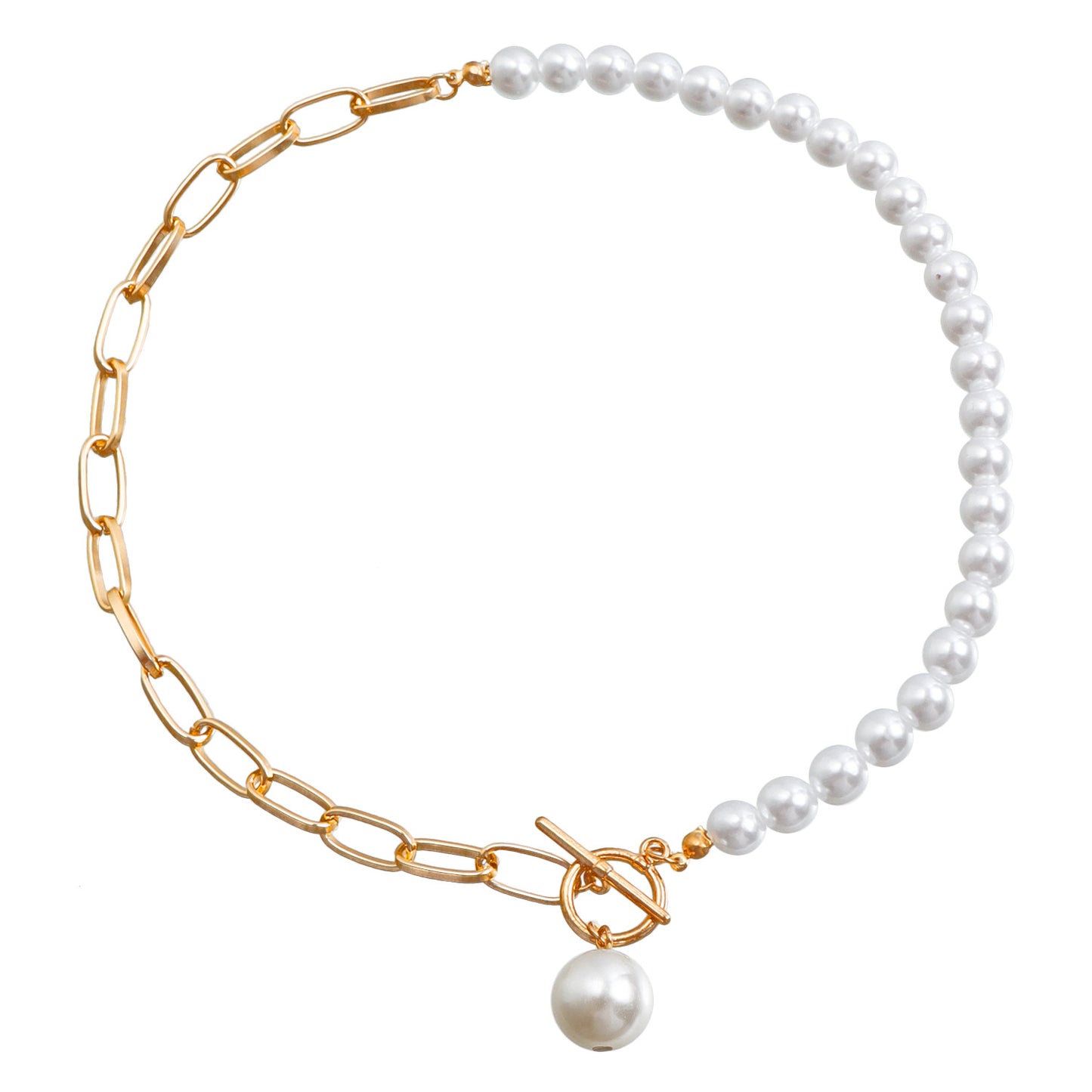 Minimalist Vintage Geometric Alloy Pendant Necklace with Plated Finish, Adjustable Clavicle Chain for Women