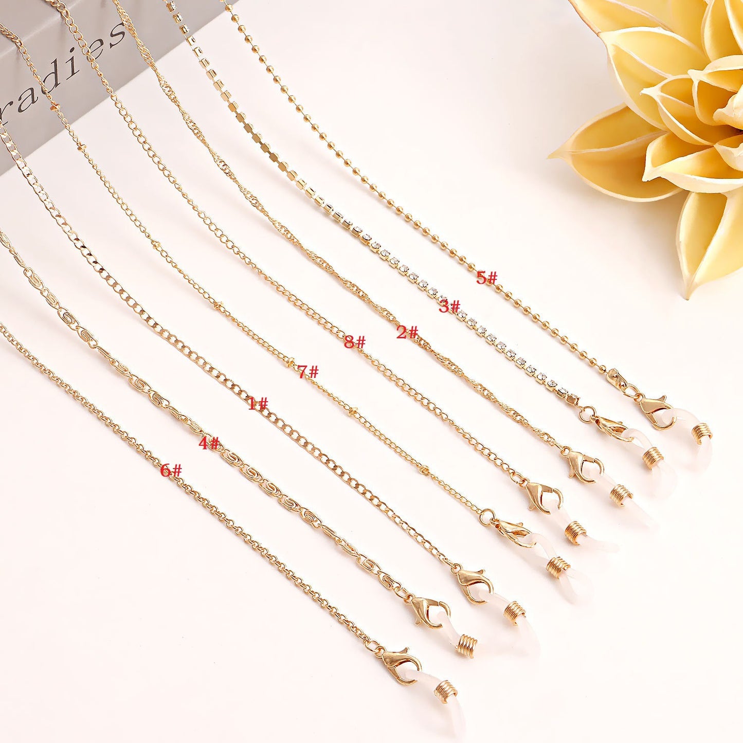 Alloy Glasses Chain and Mask Holder Strap