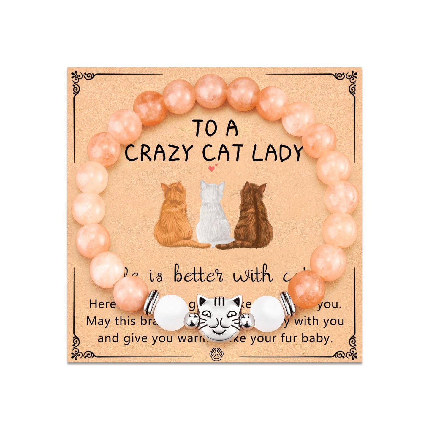 Personalized Animal Shape Obsidian Bracelet Unisex Gift