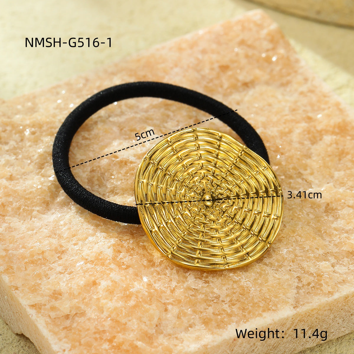 Orecchini da donna alla moda in acciaio al titanio con spirale geometrica e placcatura in oro